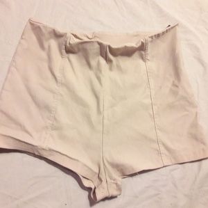 Cream colored shorts